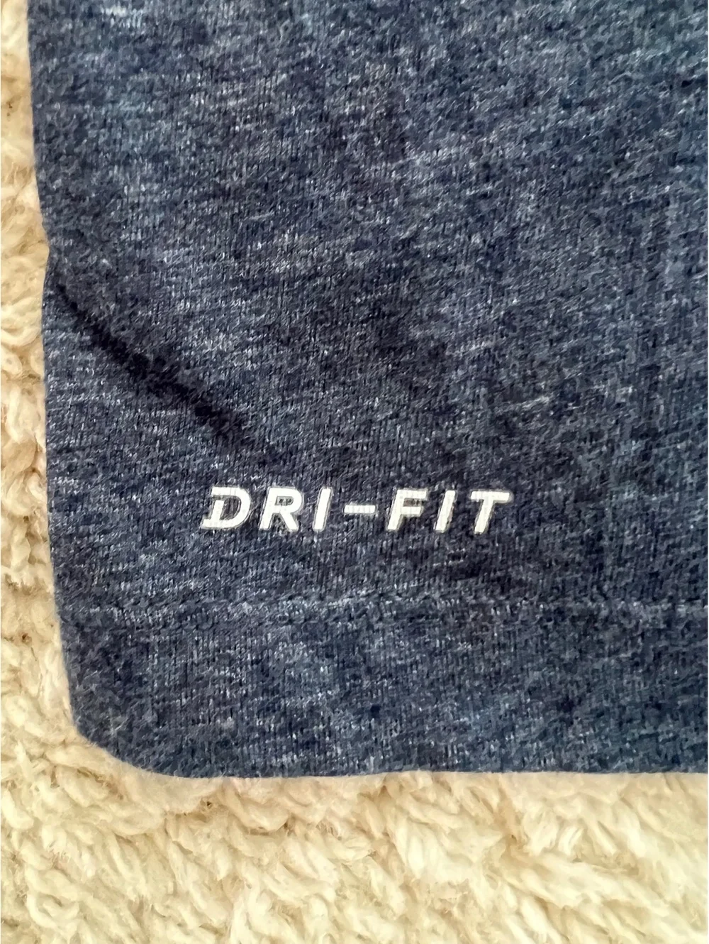 Nike Dri Fit T Shirt size XL navy blue heather EUC!